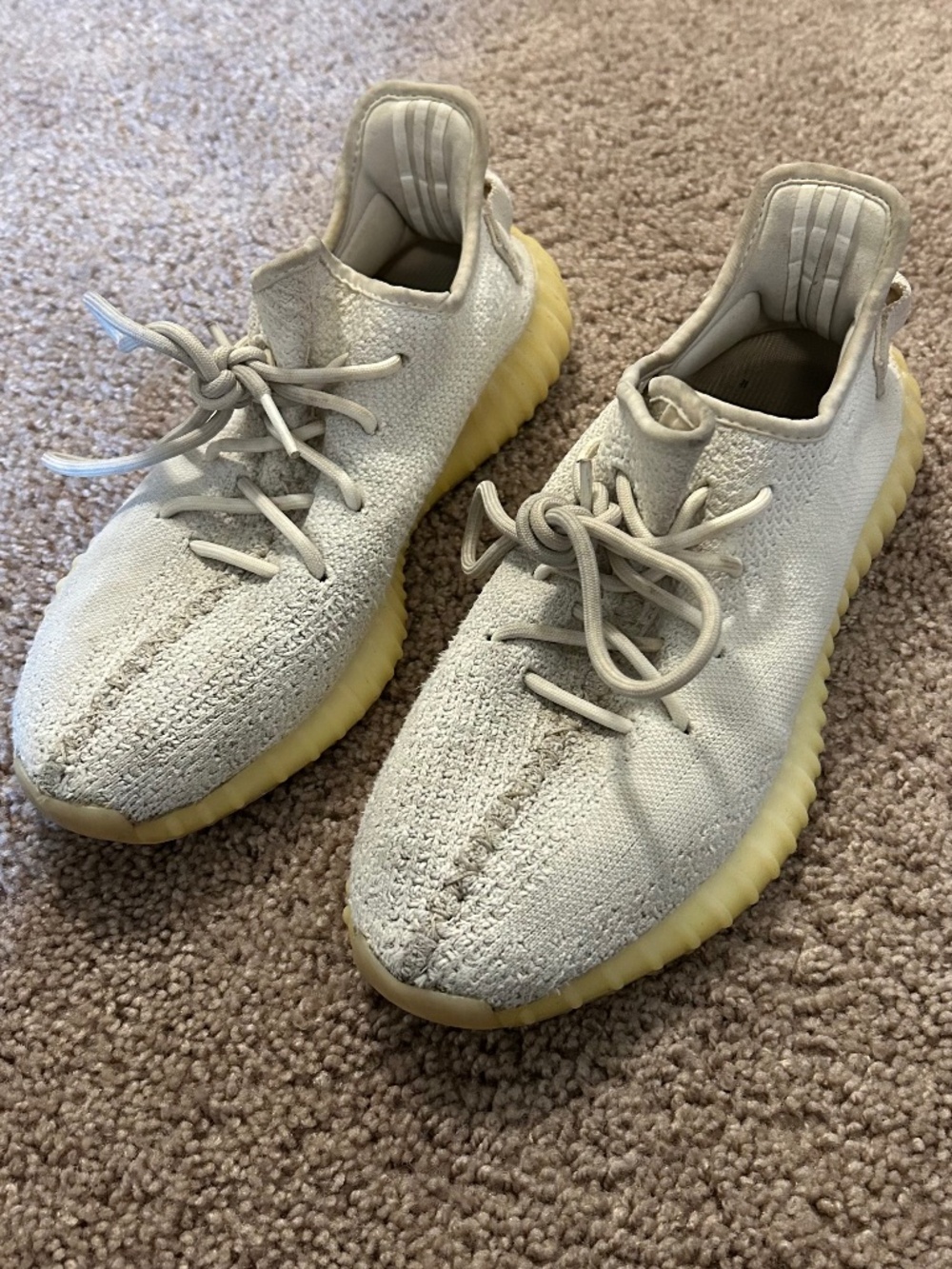 Adidas Yeezy Boost 350 V2 Cream White Sneakers Men’s Size 9.5